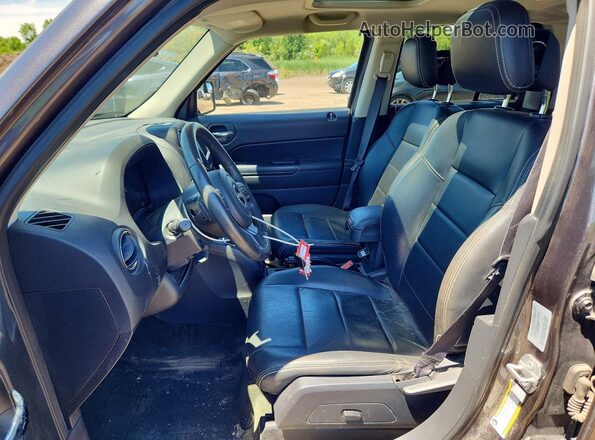 1C4NJRFB1HD127022 2017 JEEP PATRIOT Black Вид салону спереду