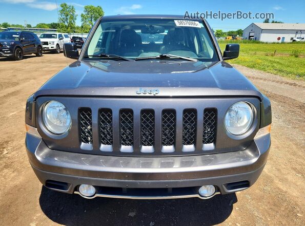 1C4NJRFB1HD127022 2017 JEEP PATRIOT Black Вид спереду