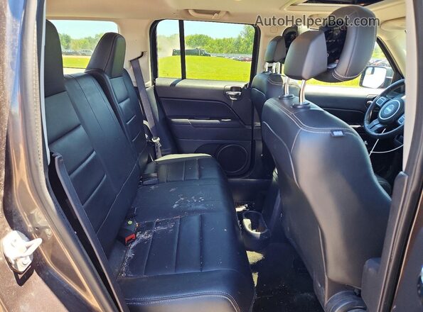 1C4NJRFB1HD127022 2017 JEEP PATRIOT Black Вид задніх сидінь