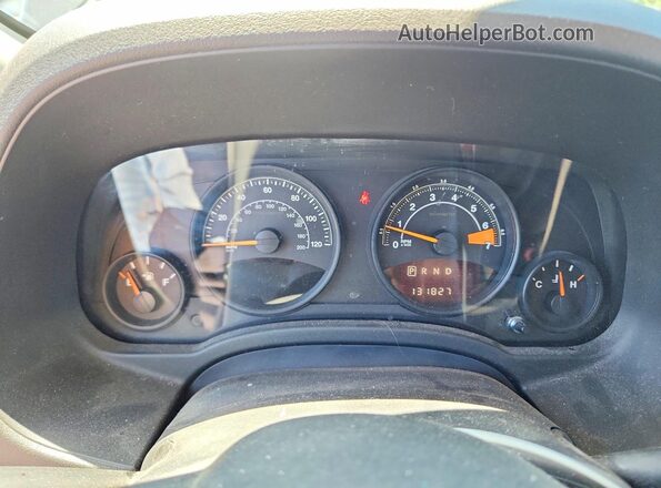 1C4NJRFB1HD127022 2017 JEEP PATRIOT Black Вид щитка приладів
