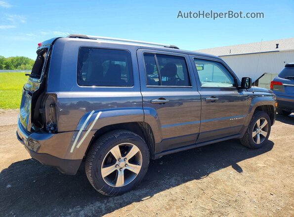 1C4NJRFB1HD127022 2017 JEEP PATRIOT Black Задня права чверть