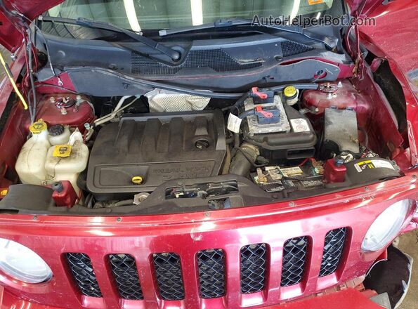 1C4NJRFB2GD697206 2016 JEEP PATRIOT Maroon Вид підкапотного простору
