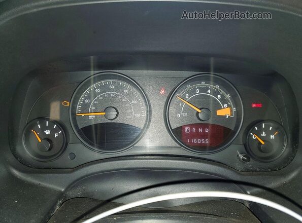1C4NJRFB2GD697206 2016 JEEP PATRIOT Maroon Вид щитка приладів