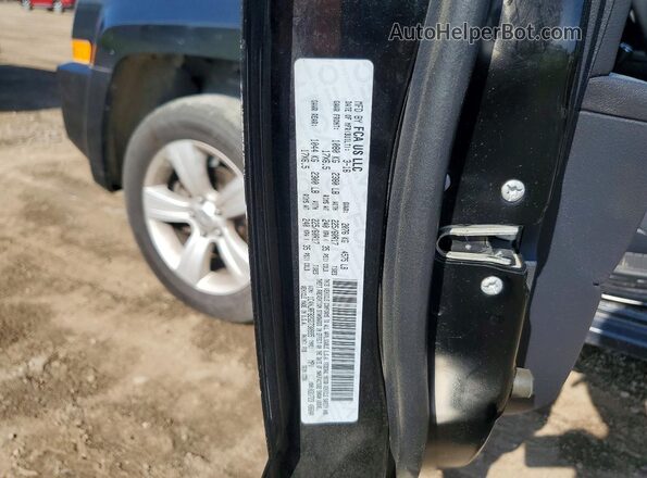 1C4NJRFB2GD730995 2016 JEEP PATRIOT Black VIN կոդի պիտակի տեսք