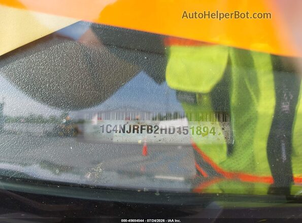 1C4NJRFB2HD151894 2017 JEEP PATRIOT Black Widok naklejki z numerem VIN