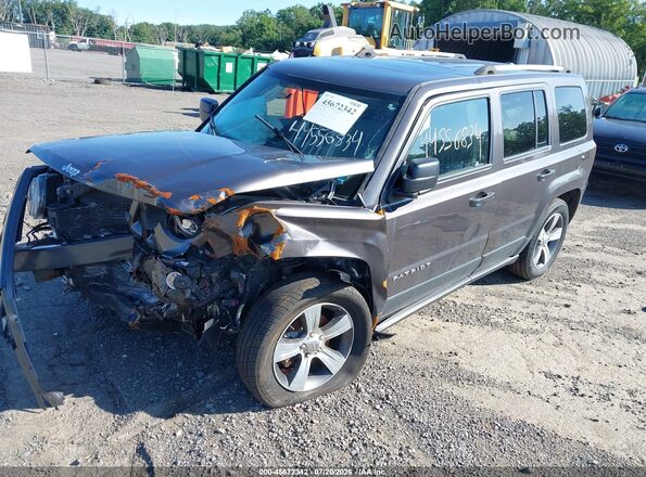 1C4NJRFB3GD653599 2016 JEEP PATRIOT Серый Передняя левая четверть