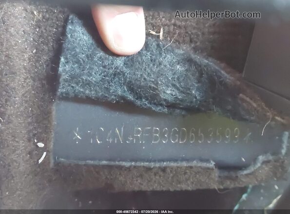 1C4NJRFB3GD653599 2016 JEEP PATRIOT Серый Вид подкапотного пространства