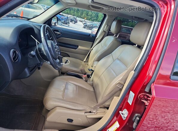 1C4NJRFB3HD110593 2017 JEEP PATRIOT Red წინა სალონის ხედი