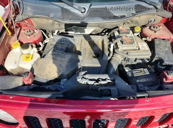 1C4NJRFB3HD110593 2017 JEEP PATRIOT Red ძრავის განყოფილების ხედი