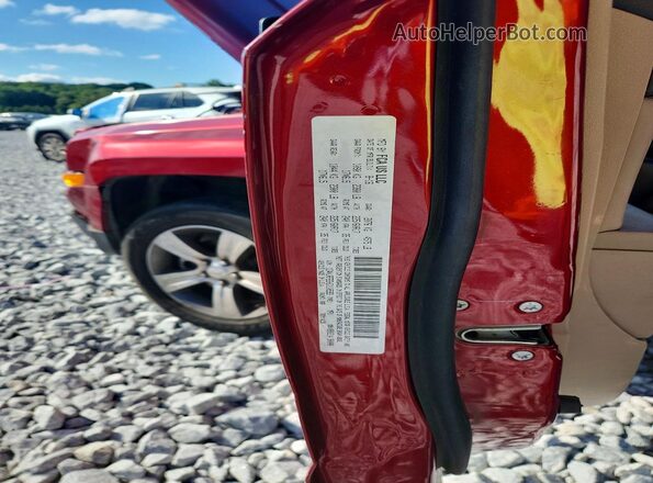 1C4NJRFB3HD110593 2017 JEEP PATRIOT Red VIN კოდის სტიკერის ხედი