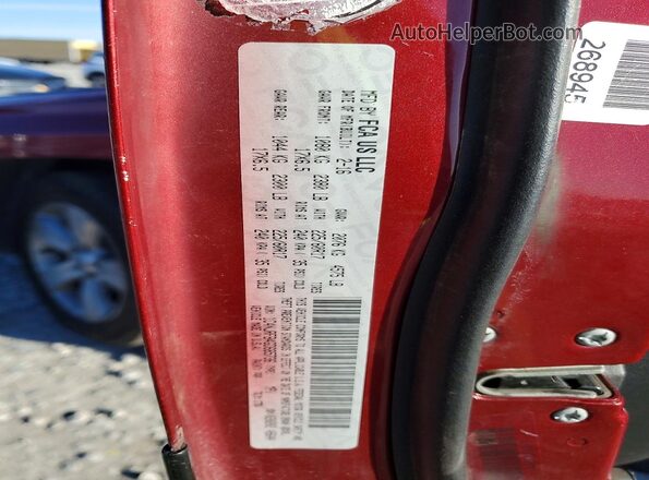 1C4NJRFB4GD685736 2016 JEEP PATRIOT Red Вид підкапотного простору