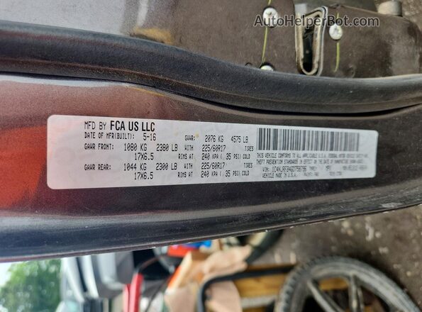 1C4NJRFB4GD758796 2016 JEEP PATRIOT Black Vista de la etiqueta del VIN