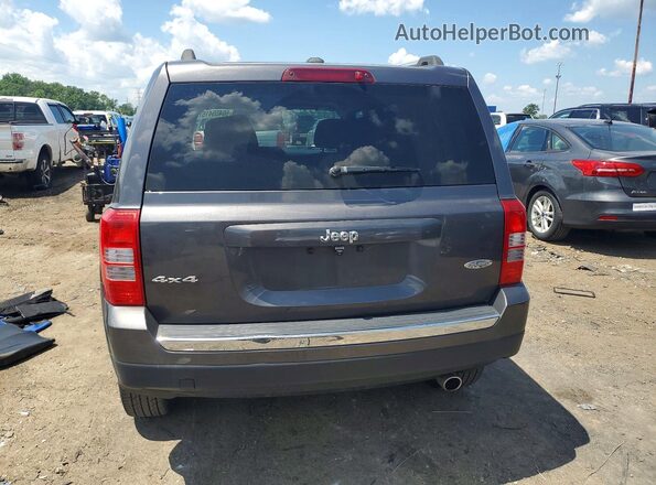 1C4NJRFB4HD133462 2017 JEEP PATRIOT Gray Rear view