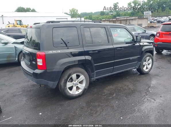 1C4NJRFB4HD159673 2017 JEEP PATRIOT Черный Задняя правая четверть