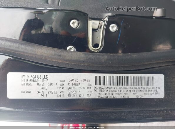 1C4NJRFB4HD159673 2017 JEEP PATRIOT Черный Вид подкапотного пространства