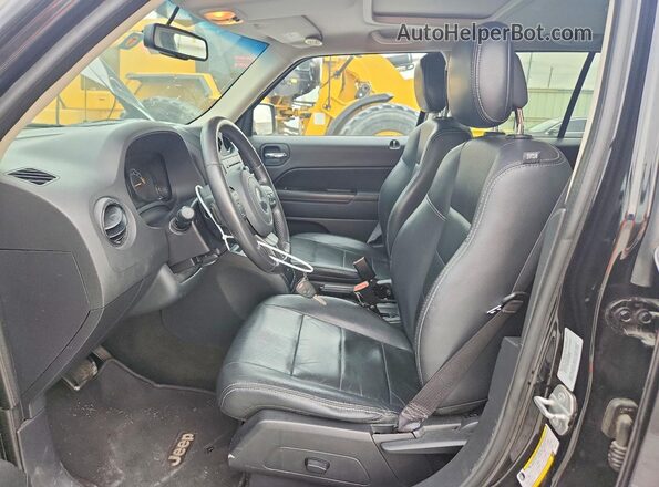 1C4NJRFB7GD524104 2016 JEEP PATRIOT Black წინა სალონის ხედი