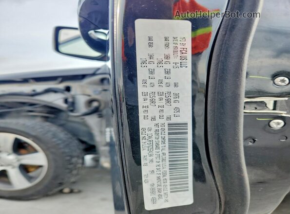 1C4NJRFB7GD524104 2016 JEEP PATRIOT Black VIN კოდის სტიკერის ხედი