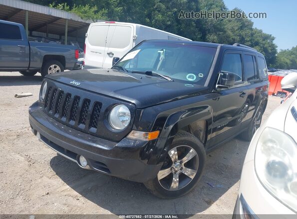 1C4NJRFB7GD692664 2016 JEEP PATRIOT Black წინა მარცხენა ხედი სამი მეოთხედიდან