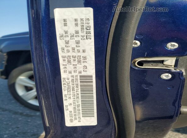 1C4NJRFB8GD581119 2016 JEEP PATRIOT Blue Вид наклейки з VIN-кодом