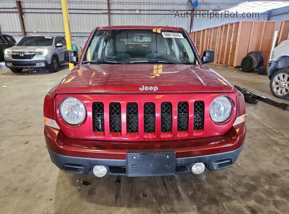 1C4NJRFB8GD706989 2016 JEEP PATRIOT Burgundy Front view