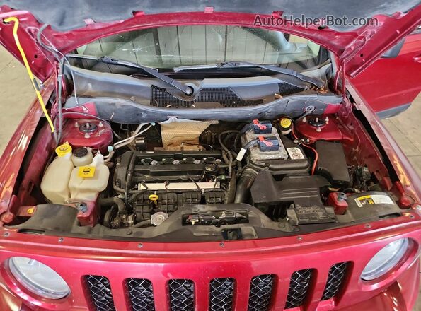 1C4NJRFB8GD706989 2016 JEEP PATRIOT Burgundy Engine compartment view
