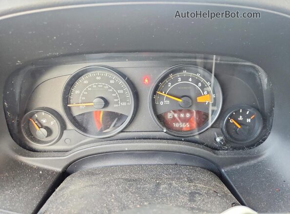 1C4NJRFB9GD745509 2016 JEEP PATRIOT Black Instrument cluster view