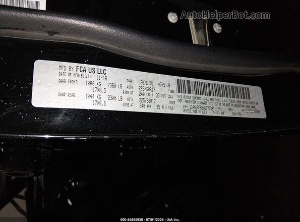 1C4NJRFB9HD175321 2017 JEEP PATRIOT Black Вид підкапотного простору