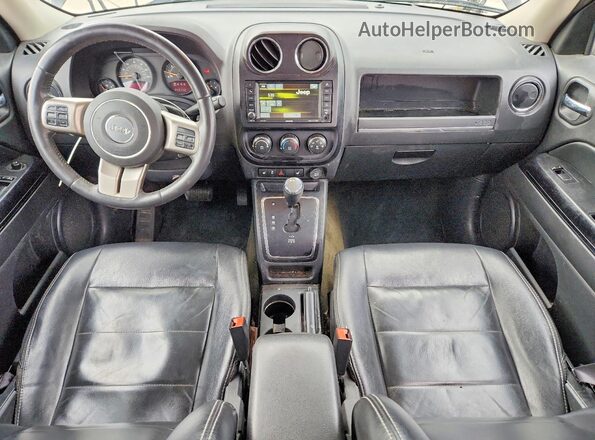 1C4NJRFBXGD545240 2016 JEEP PATRIOT Black Вид панелі приладів