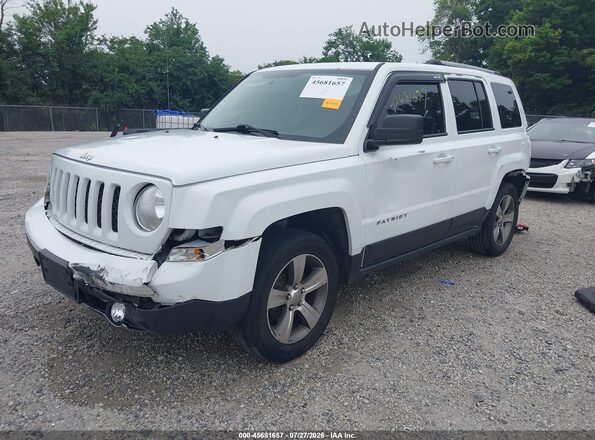 1C4NJRFBXHD107500 2017 JEEP PATRIOT White Առջևի ձախ երեք քառորդ տեսարան
