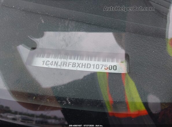1C4NJRFBXHD107500 2017 JEEP PATRIOT White Շարժիչի բաժամունքի տեսք