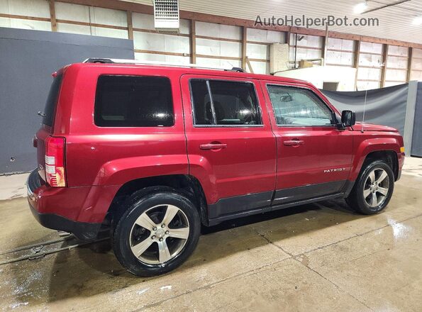 1C4NJRFBXHD179250 2017 JEEP PATRIOT Maroon Rear right