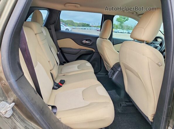 1C4PJLAB0GW136763 2016 JEEP CHEROKEE Зеленый Вид задней части салона