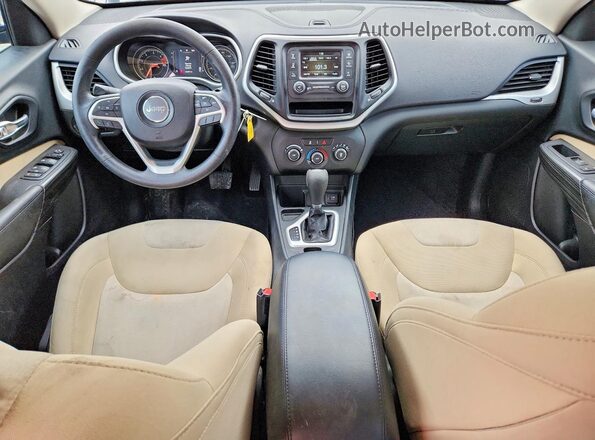 1C4PJLAB0GW136763 2016 JEEP CHEROKEE Зеленый Вид панели приборов