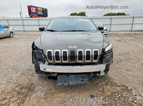 1C4PJLAB0GW136763 2016 JEEP CHEROKEE Зеленый Вид спереди