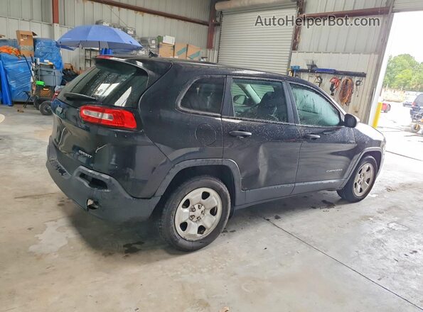 1C4PJLAB0GW159332 2016 JEEP CHEROKEE Black Задня права чверть