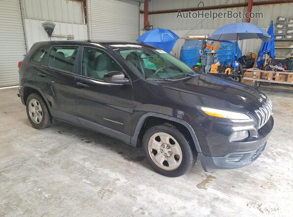 1C4PJLAB0GW159332 2016 JEEP CHEROKEE Black Передня права чверть