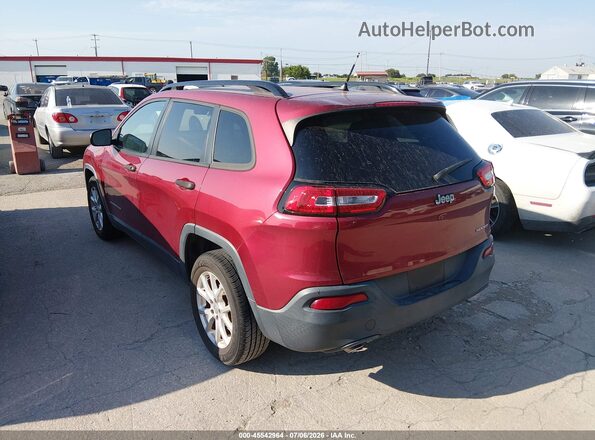 1C4PJLAB1GW171778 2016 JEEP CHEROKEE Red Հետևի ձախ