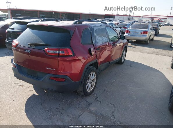 1C4PJLAB1GW171778 2016 JEEP CHEROKEE Red Հետևի աջ
