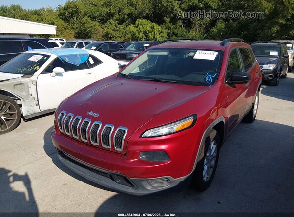 1C4PJLAB1GW171778 2016 JEEP CHEROKEE Red Դիմացի տեսք
