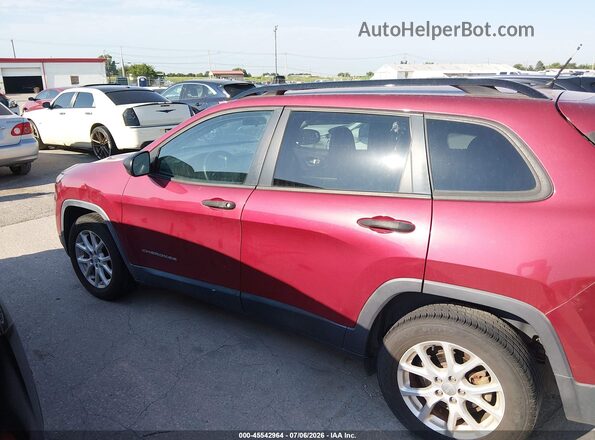 1C4PJLAB1GW171778 2016 JEEP CHEROKEE Red Սալոնի 360 աստիճան տեսք