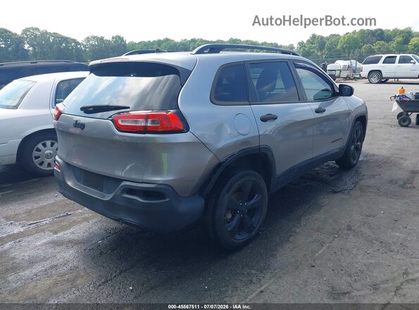 1C4PJLAB1GW303082 2016 JEEP CHEROKEE Silver Задня права чверть