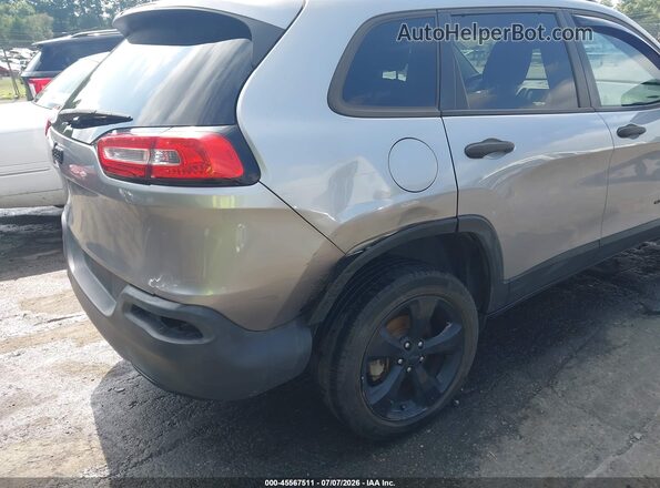 1C4PJLAB1GW303082 2016 JEEP CHEROKEE Silver Вид спереду