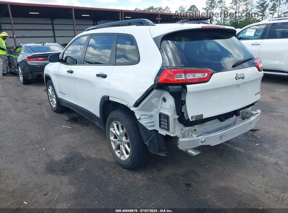 1C4PJLAB2GW160966 2016 JEEP CHEROKEE White Задня ліва чверть