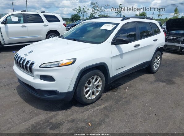 1C4PJLAB2GW160966 2016 JEEP CHEROKEE White Передня ліва чверть