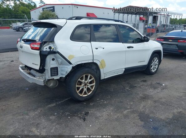 1C4PJLAB2GW160966 2016 JEEP CHEROKEE White Задня права чверть