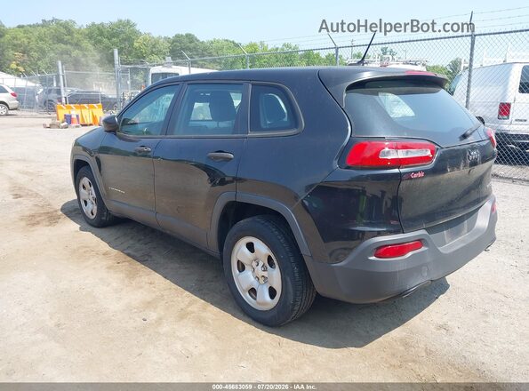 1C4PJLAB2GW179355 2016 JEEP CHEROKEE Черный Задняя левая четверть