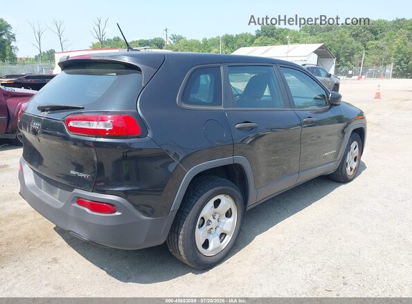 1C4PJLAB2GW179355 2016 JEEP CHEROKEE Черный Задняя правая четверть