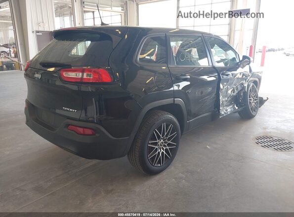 1C4PJLAB2HD231175 2017 JEEP CHEROKEE Black Հետևի աջ