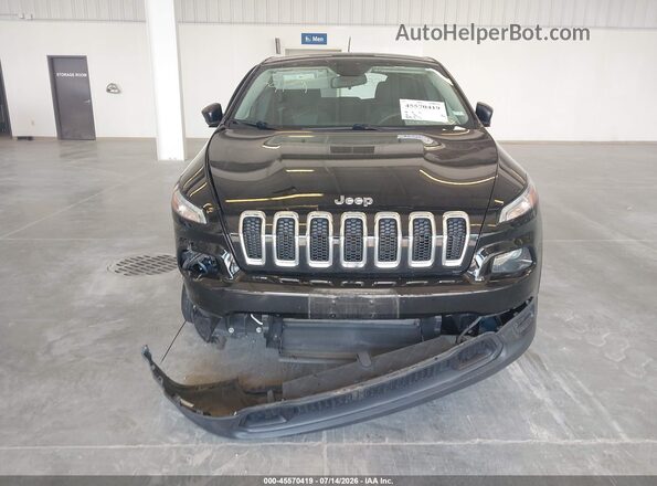 1C4PJLAB2HD231175 2017 JEEP CHEROKEE Black Սարքավորումների վահանակի տեսք