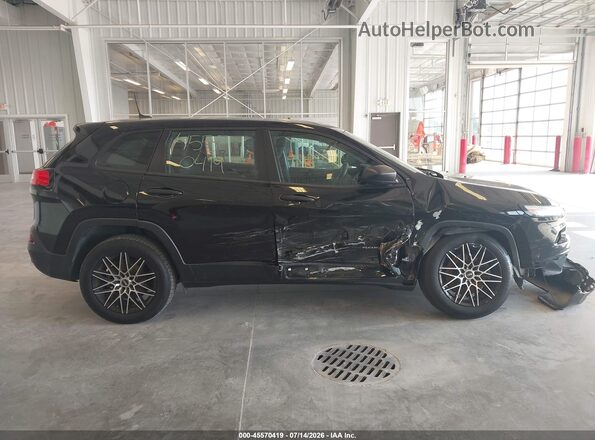 1C4PJLAB2HD231175 2017 JEEP CHEROKEE Black Սալոնի հետևի տեսք